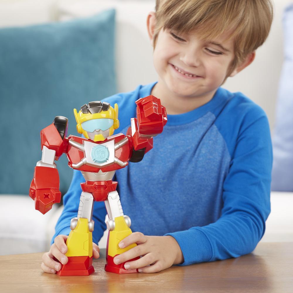 Playskool Heroes Transformers Rescue Bots Academy Mega Mighties Hot Shot Collectible 10-Inch Robot Action Figure, Toys for Kids Ages 3 and Up product thumbnail 1