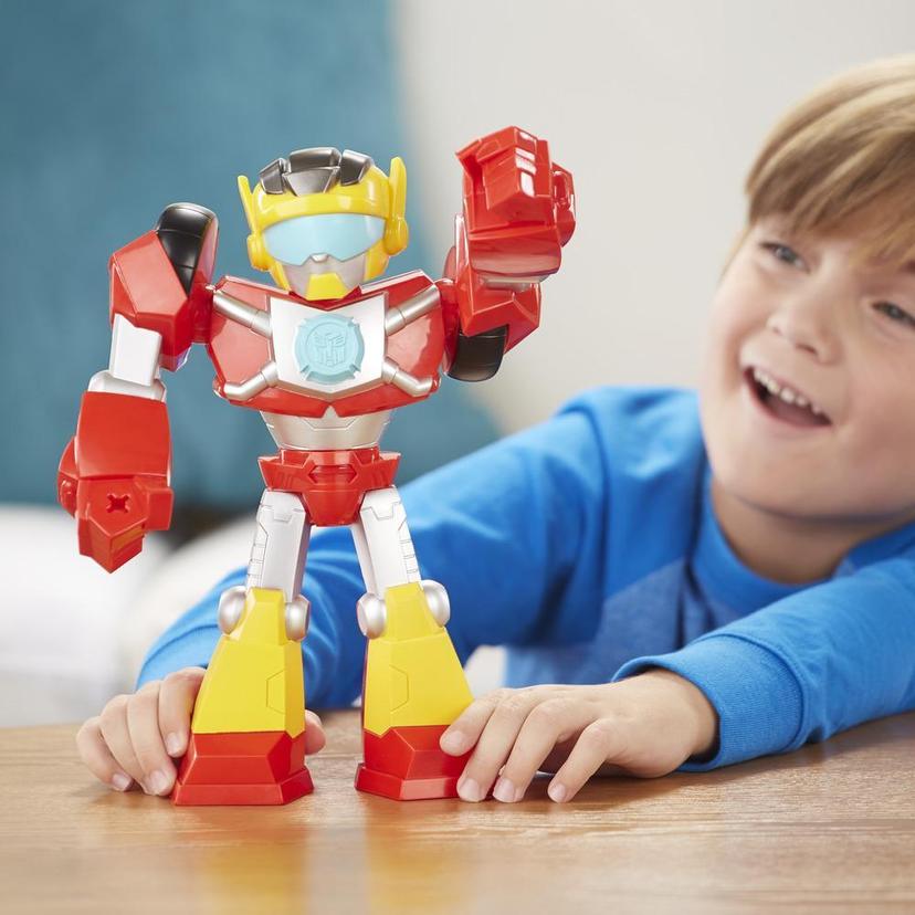 Playskool Heroes Transformers Rescue Bots Academy Mega Mighties Hot Shot Collectible 10-Inch Robot Action Figure, Toys for Kids Ages 3 and Up product image 1