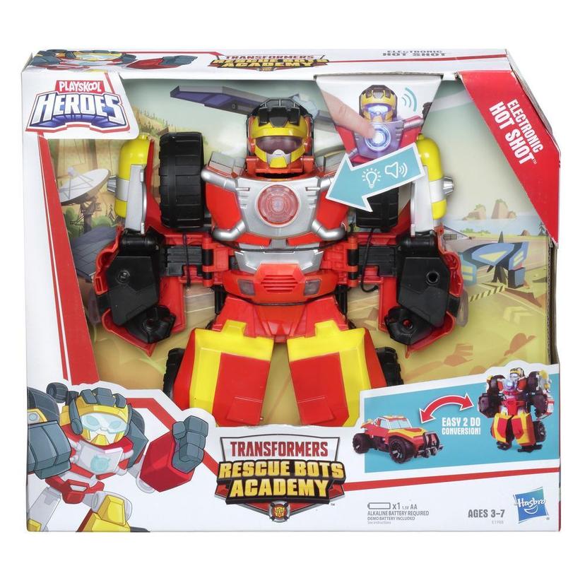 Playskool Heroes Transformers Rescue Bots Academy Electronic Hot Shot product image 1