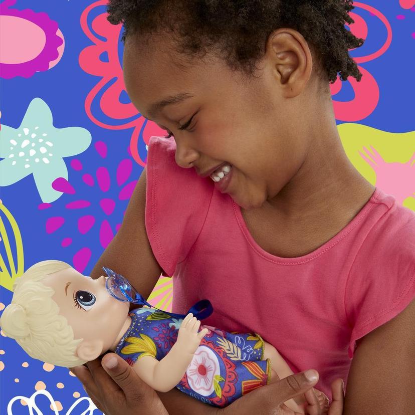 Baby Alive Baby Lil Sounds: Interactive Baby Doll for Girls and Boys Ages 3 and Up, Makes 10 Sound Effects, including Giggles, Cries, Baby Doll with Pacifier product image 1