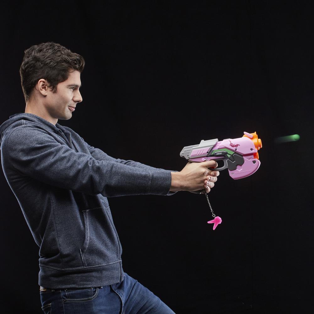 Overwatch D.Va Nerf Rival Blaster with 3 OverWatch Nerf Rival Rounds product image 1