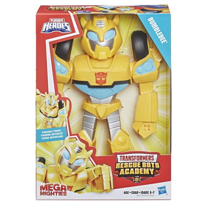 Playskool Heroes Transformers Rescue Bots Academy Mega Mighties Bumblebee Collectible 10-Inch Robot Action Figure, Toys for Kids Ages 3 and Up product image 1