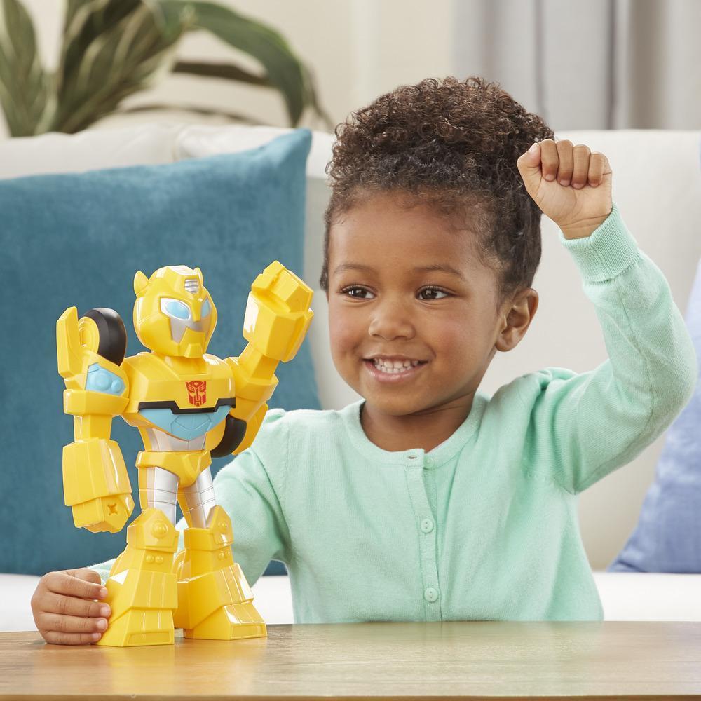 Playskool Heroes Transformers Rescue Bots Academy Mega Mighties Bumblebee Collectible 10-Inch Robot Action Figure, Toys for Kids Ages 3 and Up product thumbnail 1