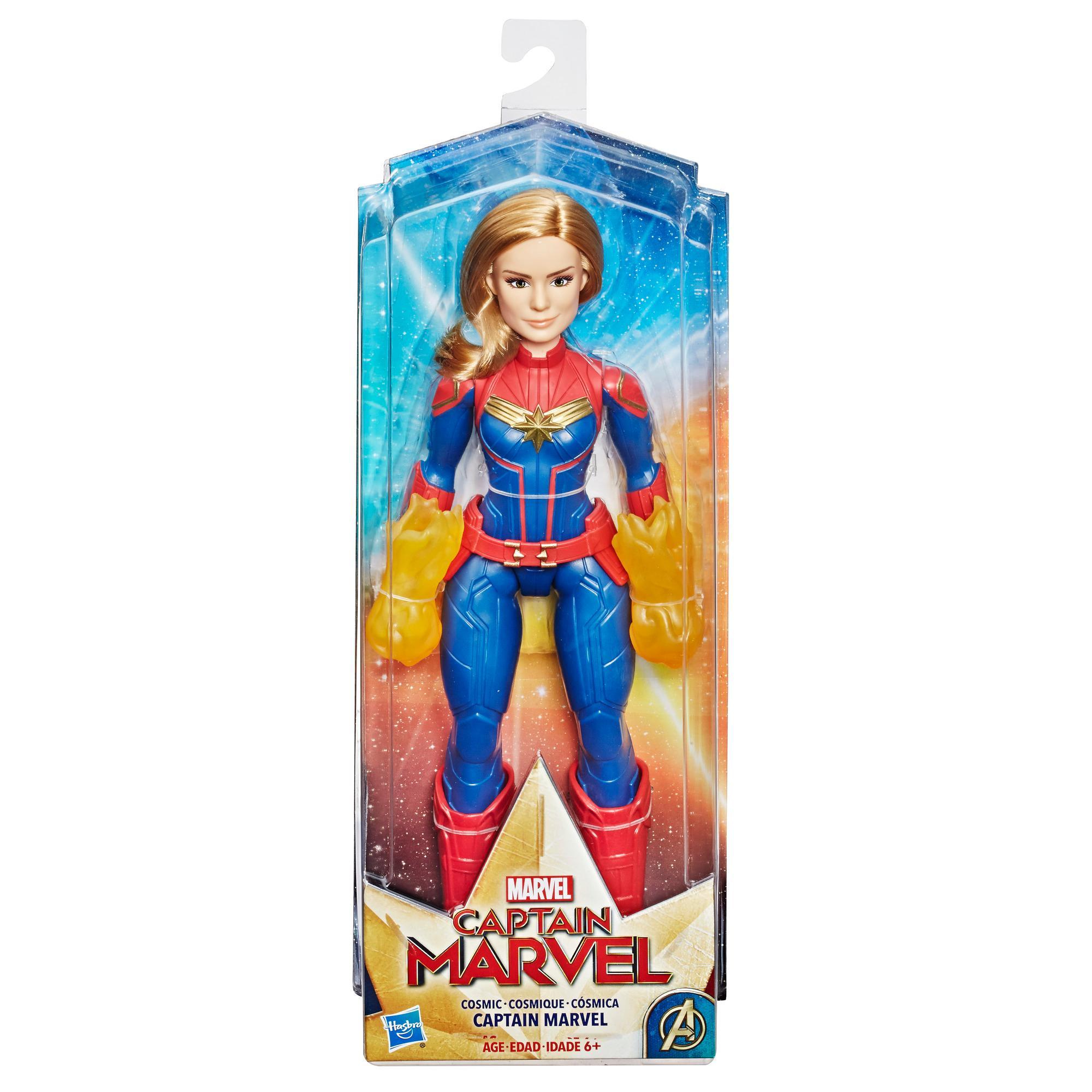 Marvel Captain Marvel Movie Cosmic Captain Marvel Super Hero Doll product thumbnail 1