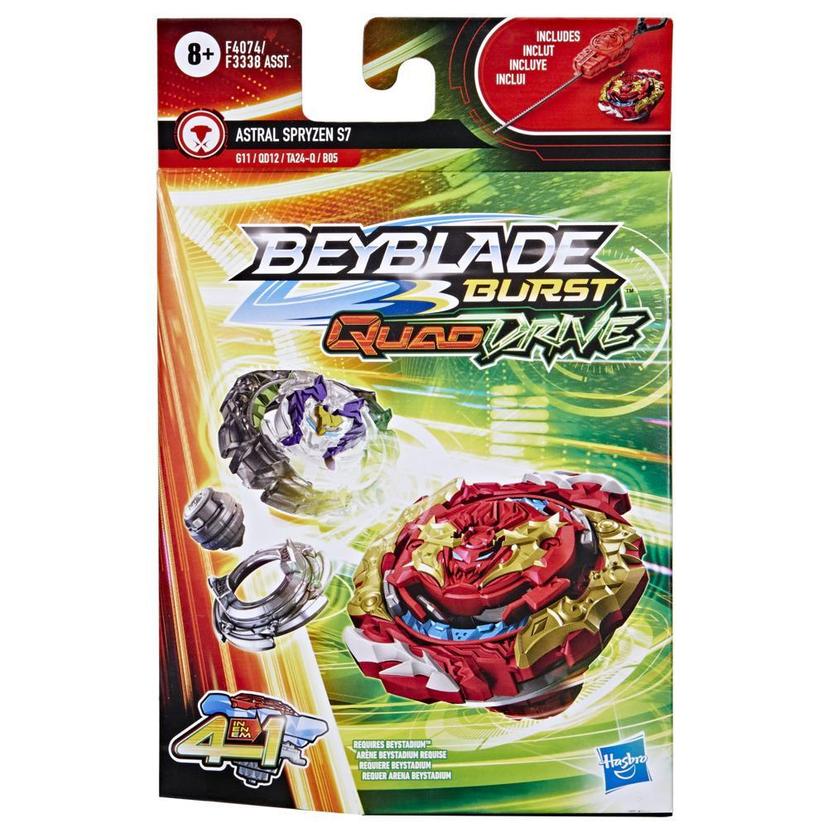 Beyblade Burst QuadDrive Astral Spryzen S7 Spinning Top Starter Pack -- Battling Game Top Toy with Launcher product image 1