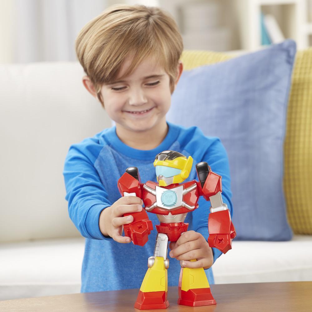 Playskool Heroes Transformers Rescue Bots Academy Mega Mighties Hot Shot Collectible 10-Inch Robot Action Figure, Toys for Kids Ages 3 and Up product thumbnail 1