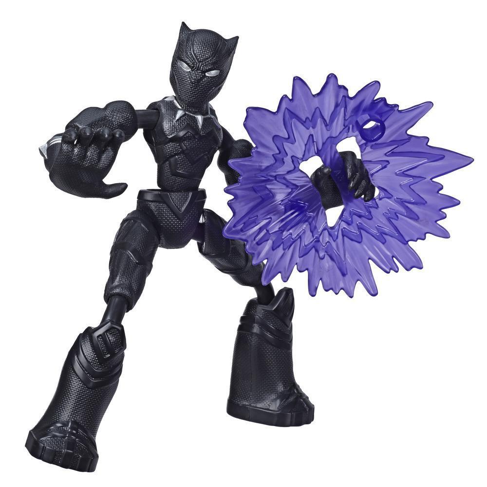 Marvel Avengers Bend And Flex Action Figure, 6-Inch Flexible Black Panther Figure, Includes Blast Accessory, Ages 4 And Up product thumbnail 1