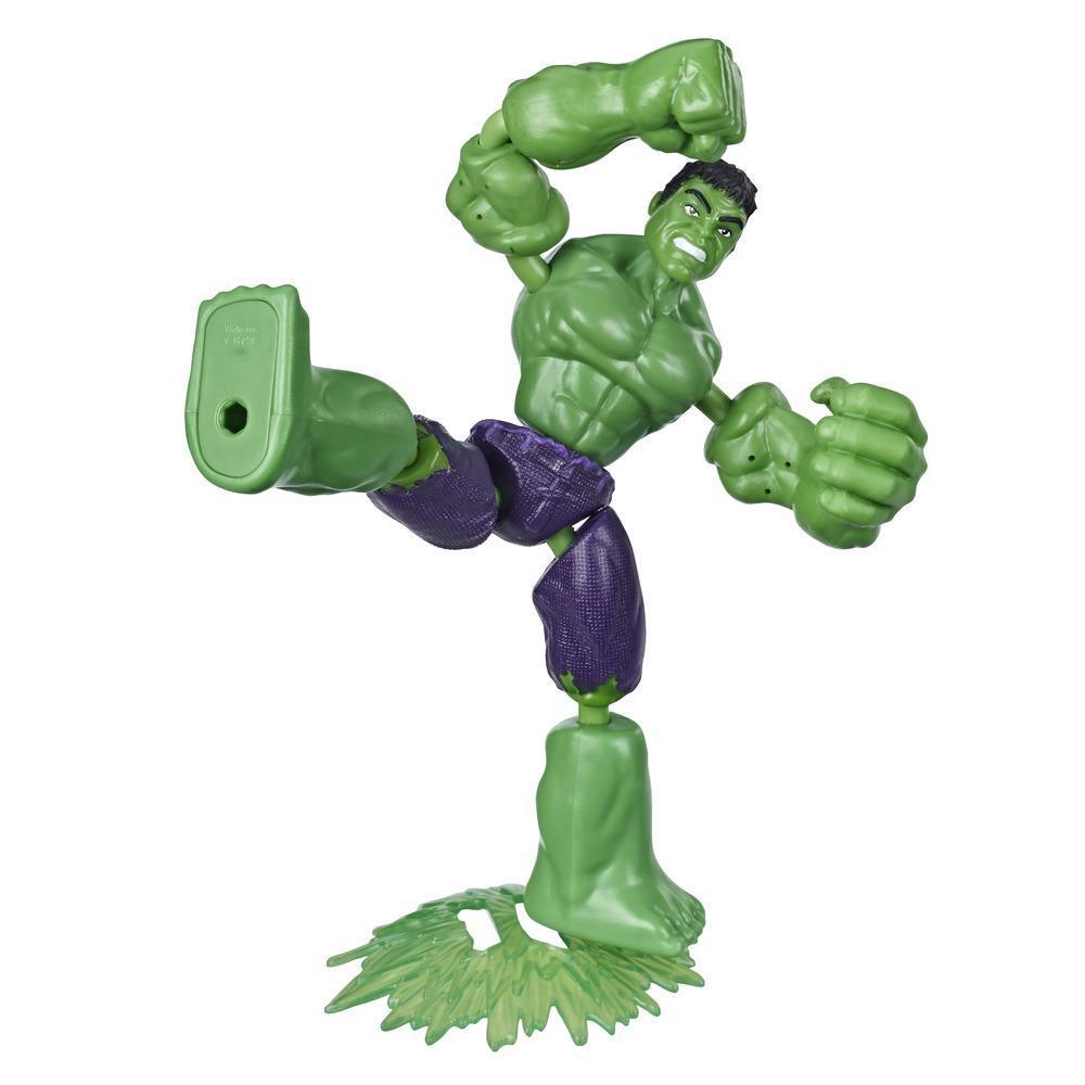 Marvel Avengers Bend And Flex Action Figure, 6-Inch Flexible Hulk Figure, Includes Blast Accessory, Ages 4 And Up product thumbnail 1
