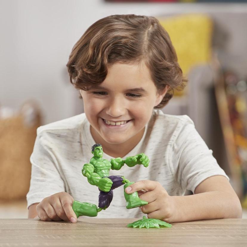 Marvel Avengers Bend And Flex Action Figure, 6-Inch Flexible Hulk Figure, Includes Blast Accessory, Ages 4 And Up product image 1