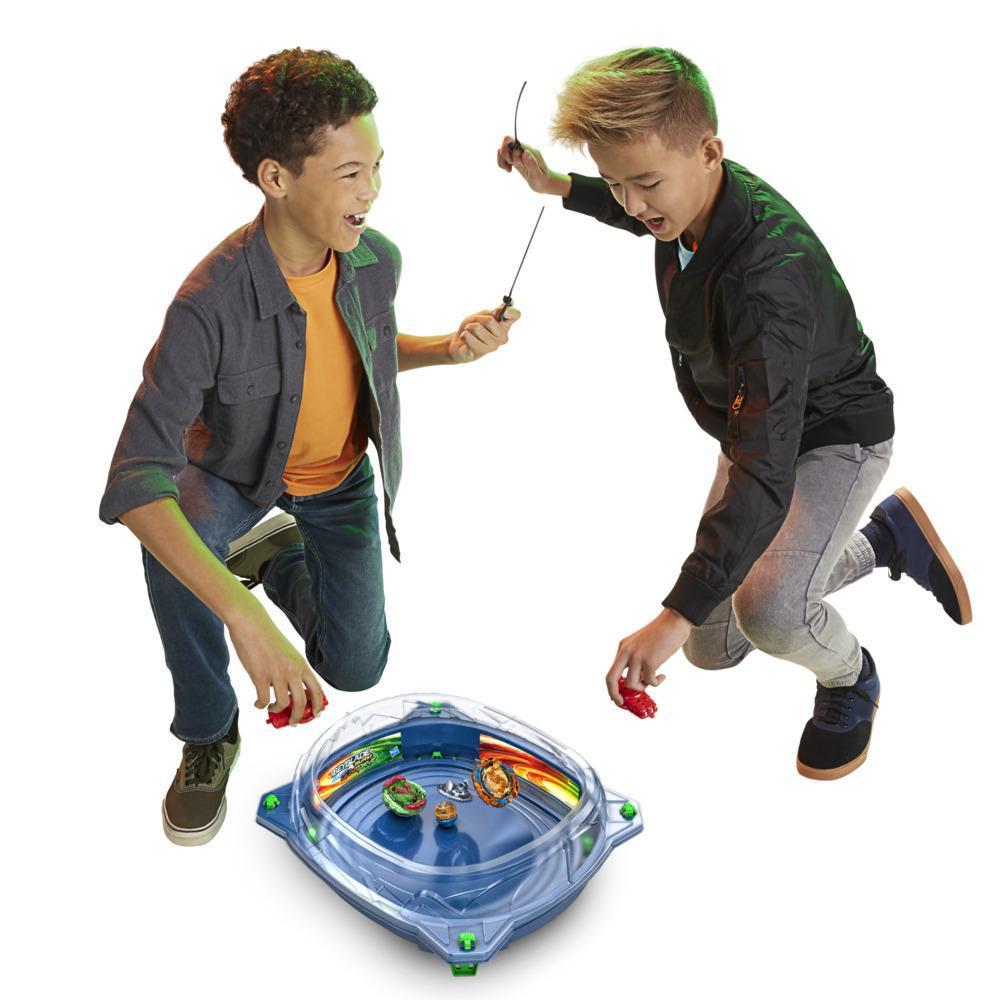 Beyblade Burst QuadDrive Galaxy Orbit Battle Set Game -- Beystadium, 2 Toy Tops and 2 Launchers for Ages 8 and Up product thumbnail 1