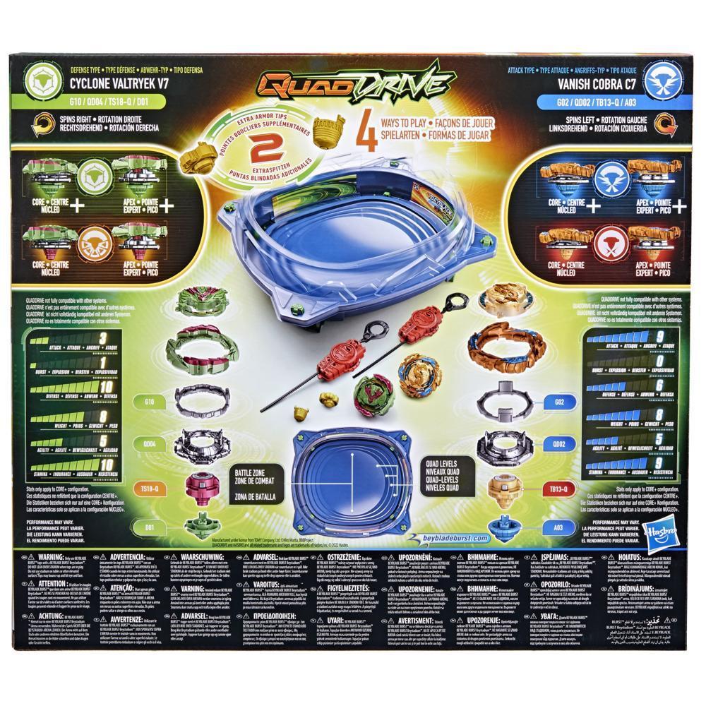 Beyblade Burst QuadDrive Galaxy Orbit Battle Set Game -- Beystadium, 2 Toy Tops and 2 Launchers for Ages 8 and Up product thumbnail 1