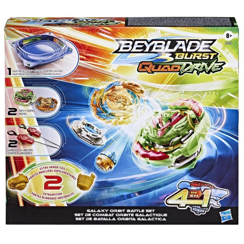 Beyblade Burst QuadDrive Galaxy Orbit Battle Set Game -- Beystadium, 2 Toy Tops and 2 Launchers for Ages 8 and Up product image 1