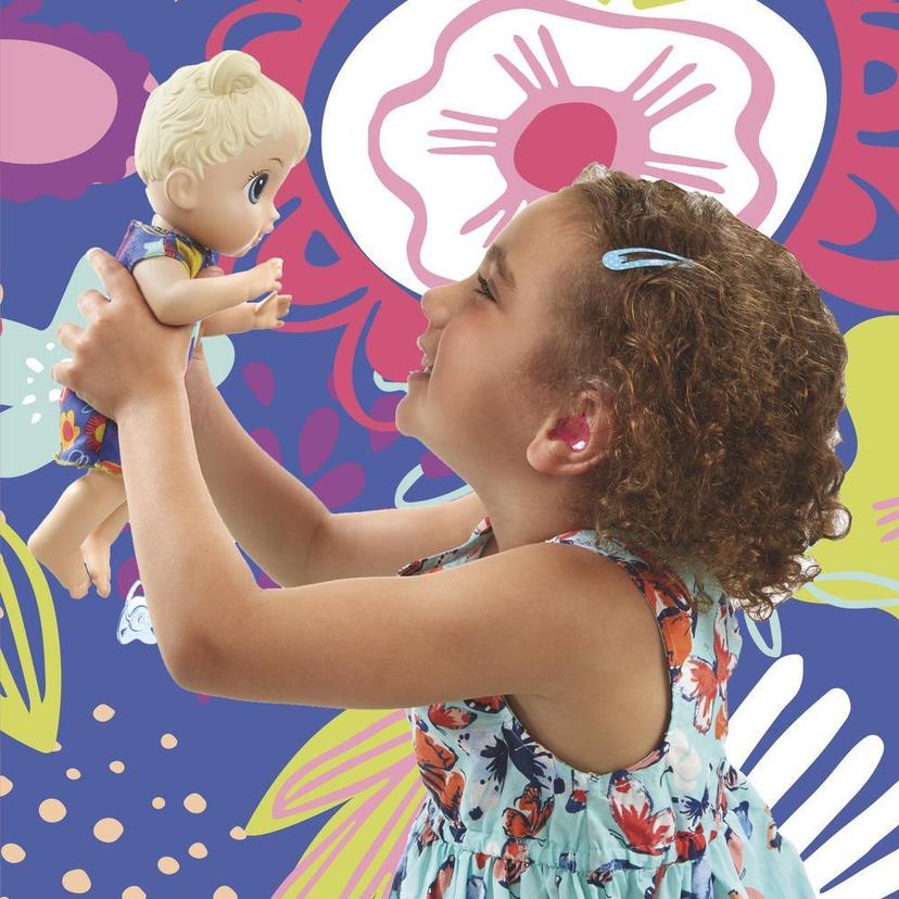 Baby Alive Baby Lil Sounds: Interactive Baby Doll for Girls and Boys Ages 3 and Up, Makes 10 Sound Effects, including Giggles, Cries, Baby Doll with Pacifier product image 1