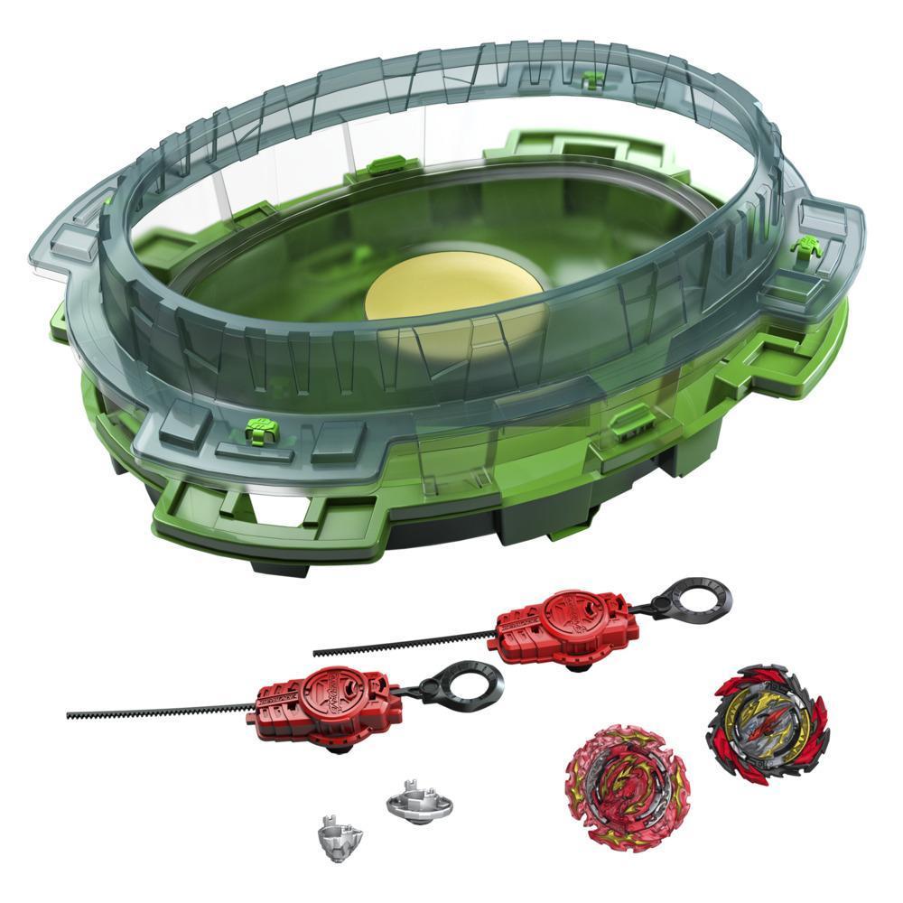 Beyblade Burst QuadDrive Interstellar Drop Battle Set Game -- Beystadium, 2 Toy Tops and 2 Launchers for Ages 8 and Up product thumbnail 1