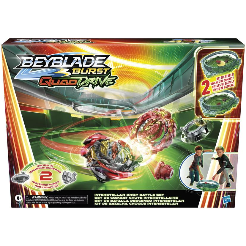 Beyblade Burst QuadDrive Interstellar Drop Battle Set Game -- Beystadium, 2 Toy Tops and 2 Launchers for Ages 8 and Up product image 1
