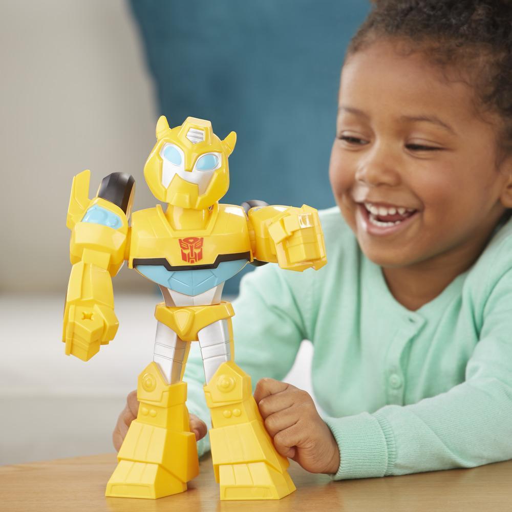 Playskool Heroes Transformers Rescue Bots Academy Mega Mighties Bumblebee Collectible 10-Inch Robot Action Figure, Toys for Kids Ages 3 and Up product thumbnail 1