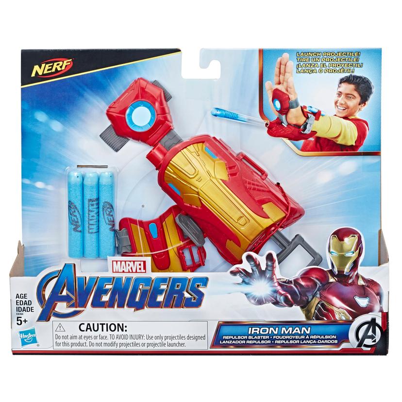 Marvel Avengers Iron Man Blast Repulsor Gauntlet with Nerf Darts for Costume and Role Play product image 1