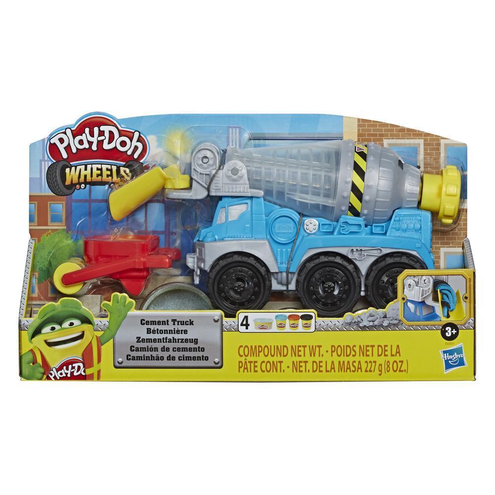 Play-Doh Wheels Cement Truck Toy with 4 Non-Toxic Play-Doh Colors product thumbnail 1
