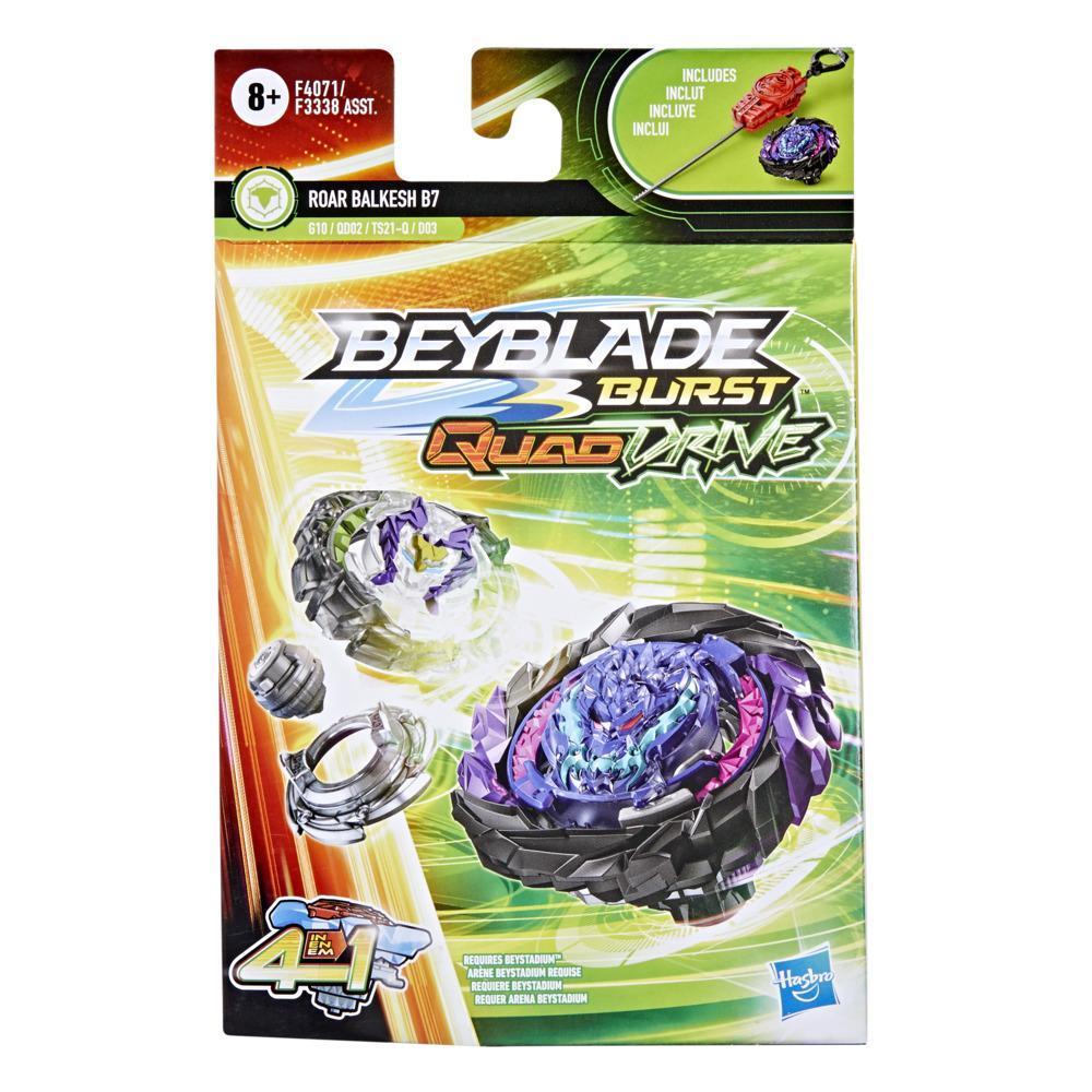 Beyblade Burst QuadDrive Roar Balkesh B7 Spinning Top Starter Pack -- Battling Game Top Toy with Launcher product thumbnail 1