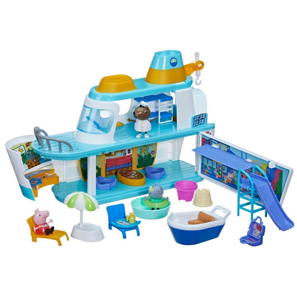 Peppa Pig’s Cruise Ship, Peppa Pig Playset with 17 Pieces, Preschool Toys, Ages 3+ product thumbnail 1