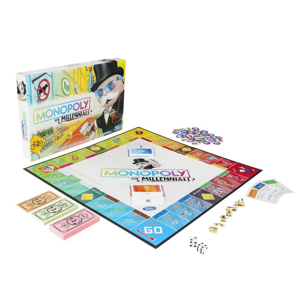 Monopoly for Millennials Board Game product thumbnail 1