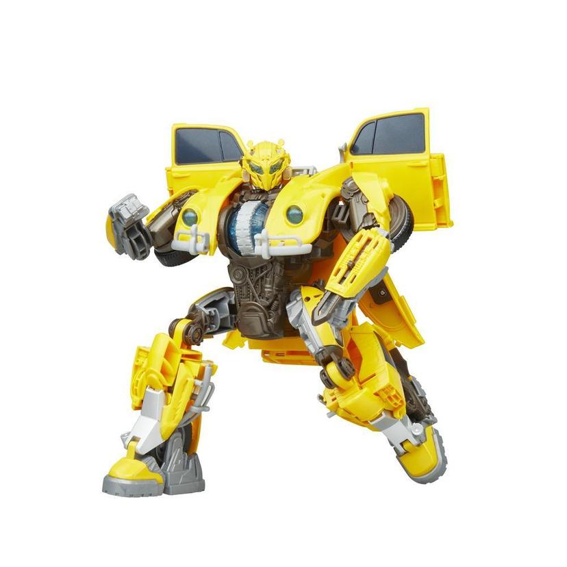 Transformers: Bumblebee Movie Toys, Power Charge Bumblebee Action Figure - Lights and Sounds, 10.5-inch product image 1