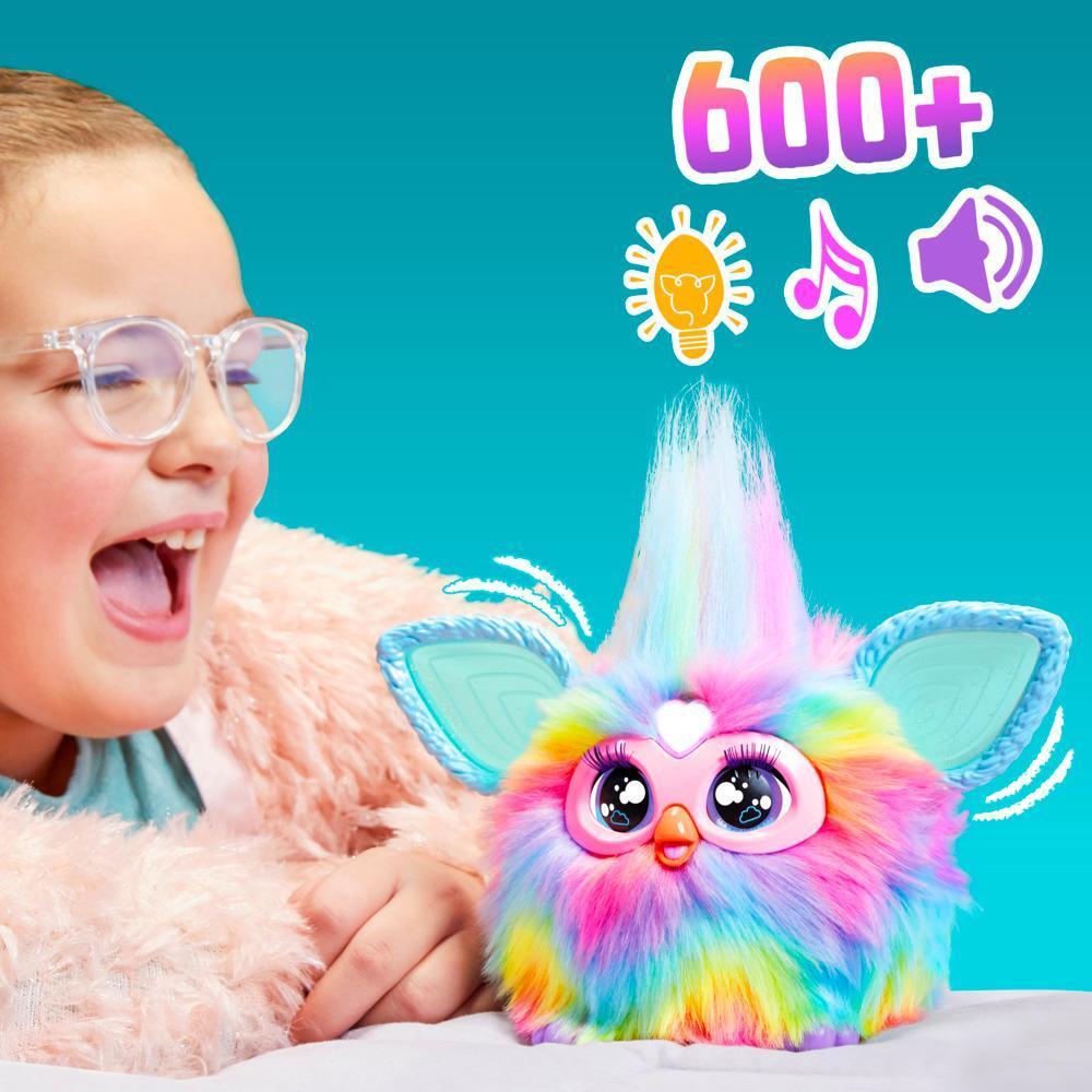 Furby Tie Dye Plush Toy, Voice Activated, 15 Fashion Accessories, Interactive Toys, Ages 6+ product thumbnail 1