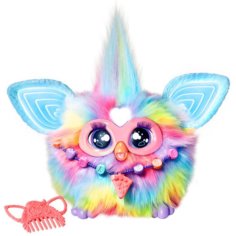 Furby Tie Dye Plush Toy, Voice Activated, 15 Fashion Accessories, Interactive Toys, Ages 6+ product thumbnail 1