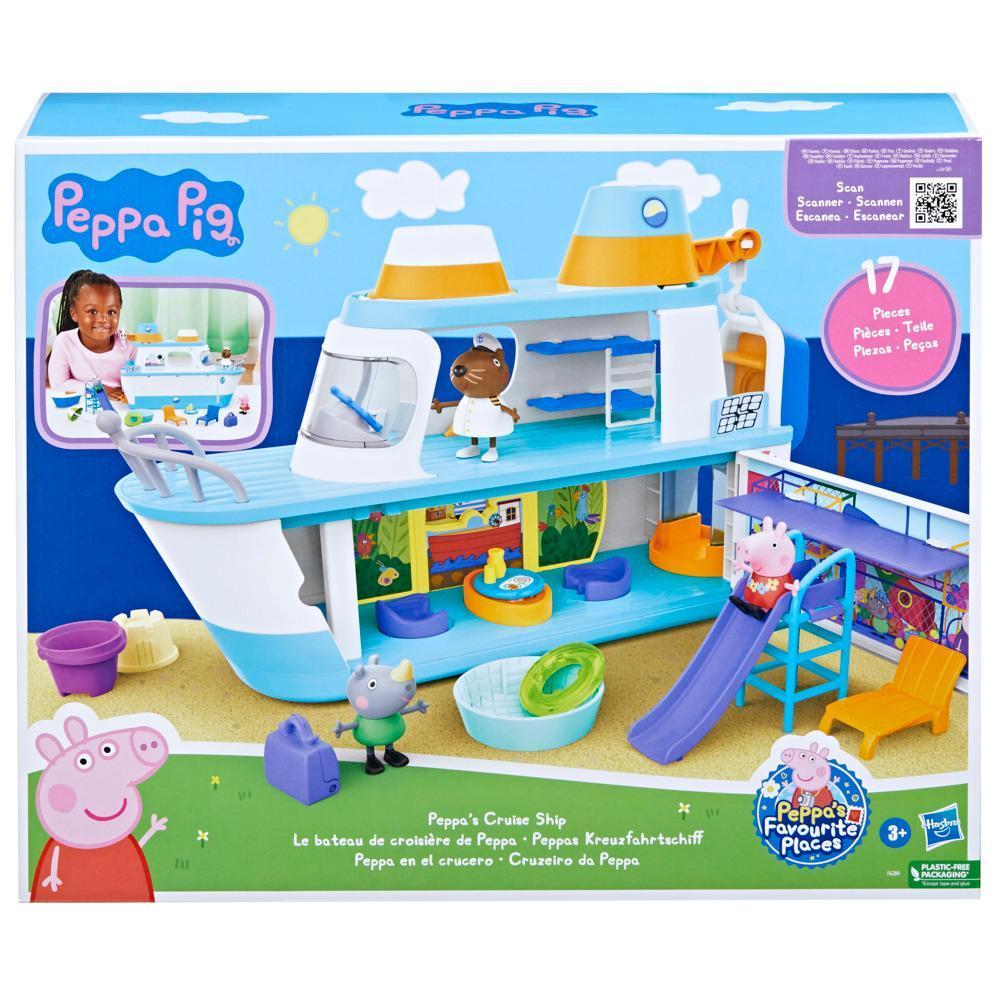 Peppa Pig’s Cruise Ship, Peppa Pig Playset with 17 Pieces, Preschool Toys, Ages 3+ product thumbnail 1