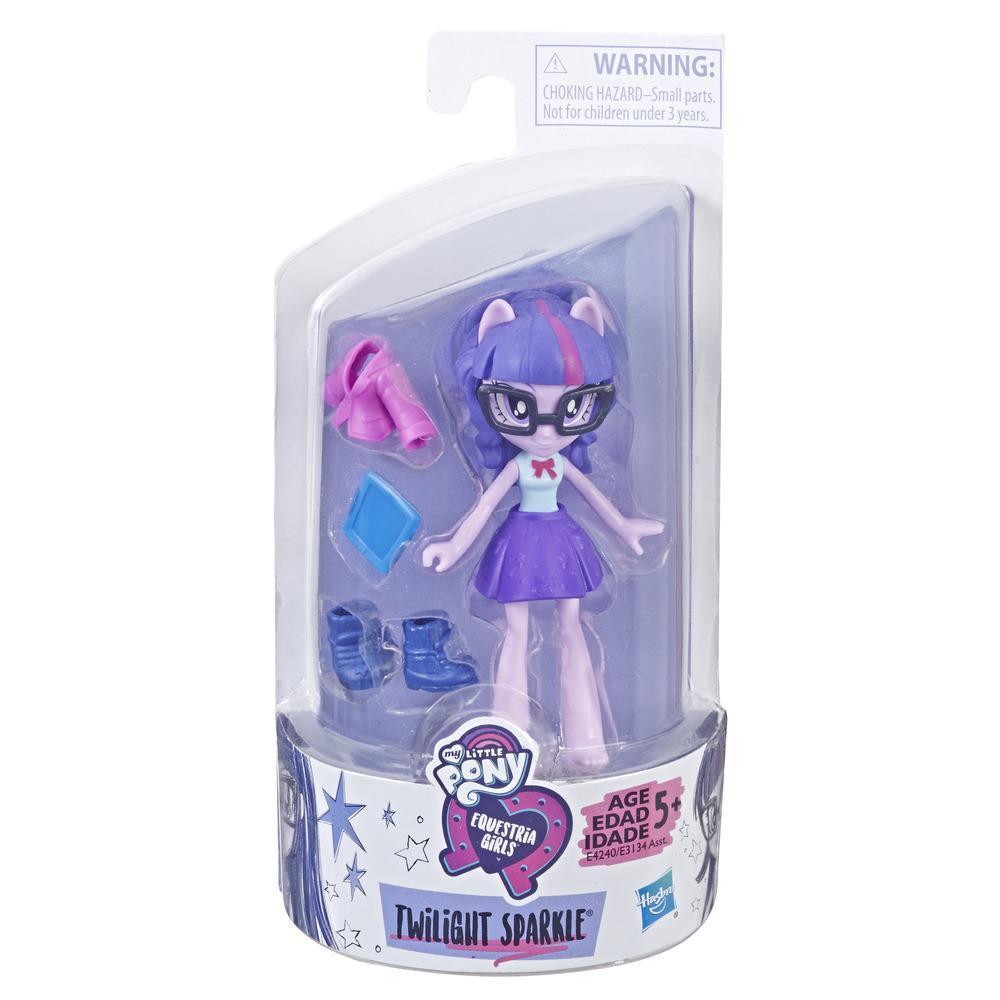 My Little Pony Equestria Girls Fashion Squad Twilight Sparkle 3-inch Mini Doll with Removable Outfit, Shoes and Accessory, for Girls 5+ product thumbnail 1