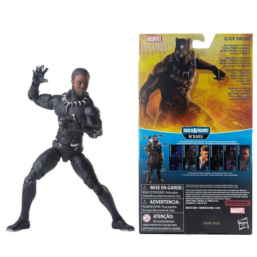 Marvel Legends Series Black Panther 6-inch Black Panther Figure product image 1