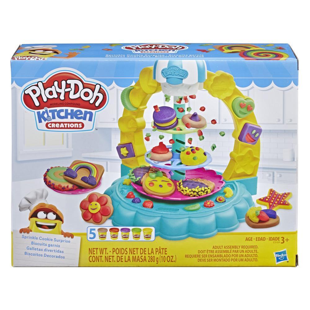 Play-Doh Kitchen Creations Sprinkle Cookie Surprise Play Food Set with 5 Non-Toxic Play-Doh Colors product thumbnail 1