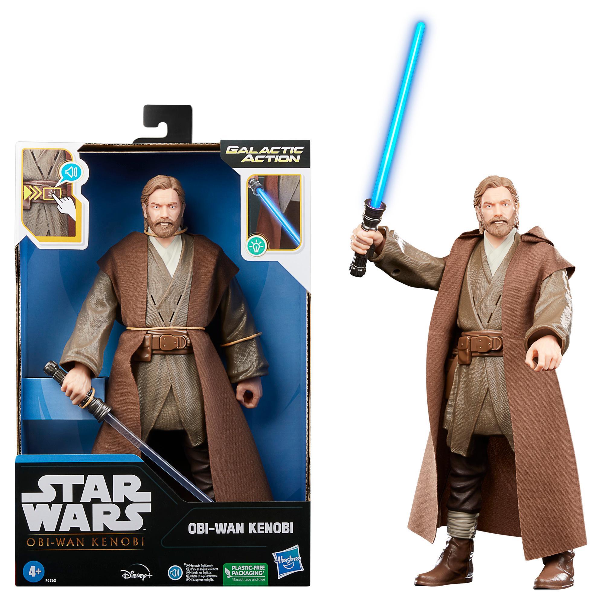 Star Wars Galactic Action Obi-Wan Kenobi, Interactive Toys, Star Wars Action Figures product thumbnail 1