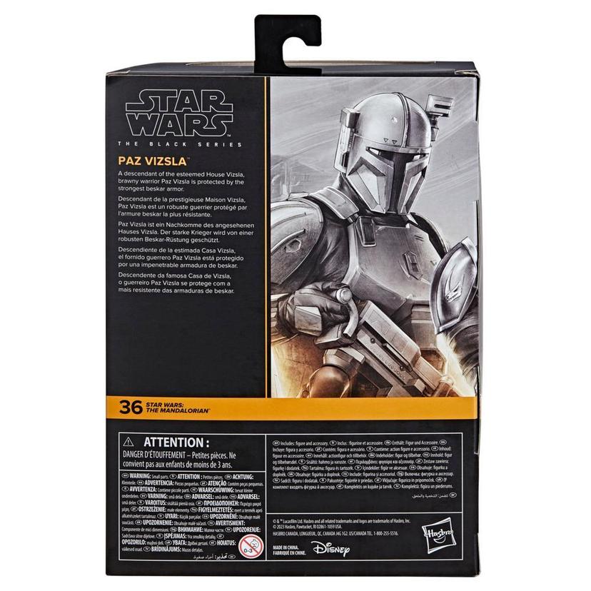 Star Wars The Black Series Paz Vizsla, Star Wars: The Mandalorian Action Figure (6”) product image 1