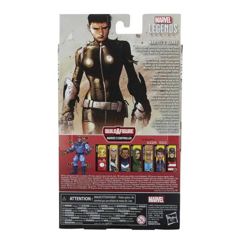Marvel Legends Series Marvel’s Quake Action Figure 6-inch Collectible Toy, 5 Accessories product image 1