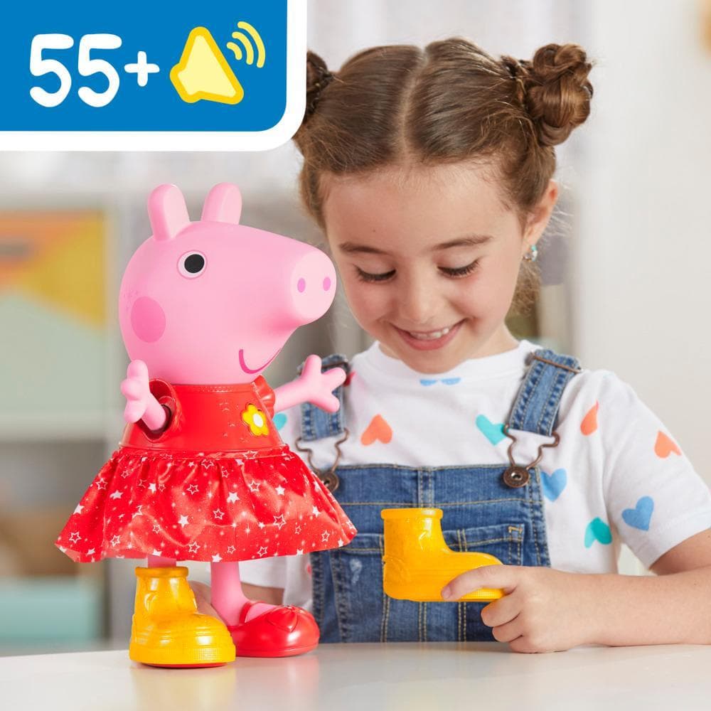 Peppa Pig Toys Peppa’s Muddy Puddles Party Doll, Musical Toys for Girls and Boys Ages 3+ product thumbnail 1
