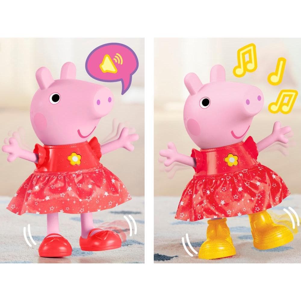 Peppa Pig Toys Peppa’s Muddy Puddles Party Doll, Musical Toys for Girls and Boys Ages 3+ product image 1
