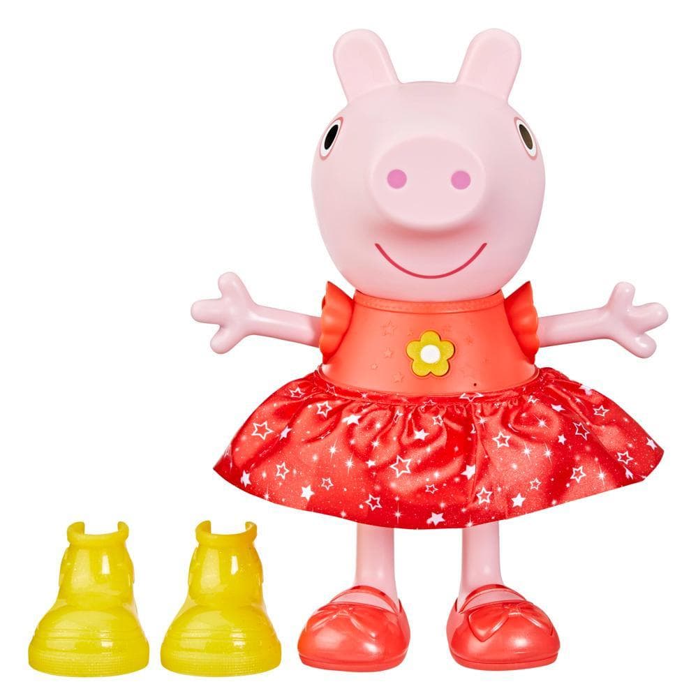 Peppa Pig Toys Peppa’s Muddy Puddles Party Doll, Musical Toys for Girls and Boys Ages 3+ product image 1