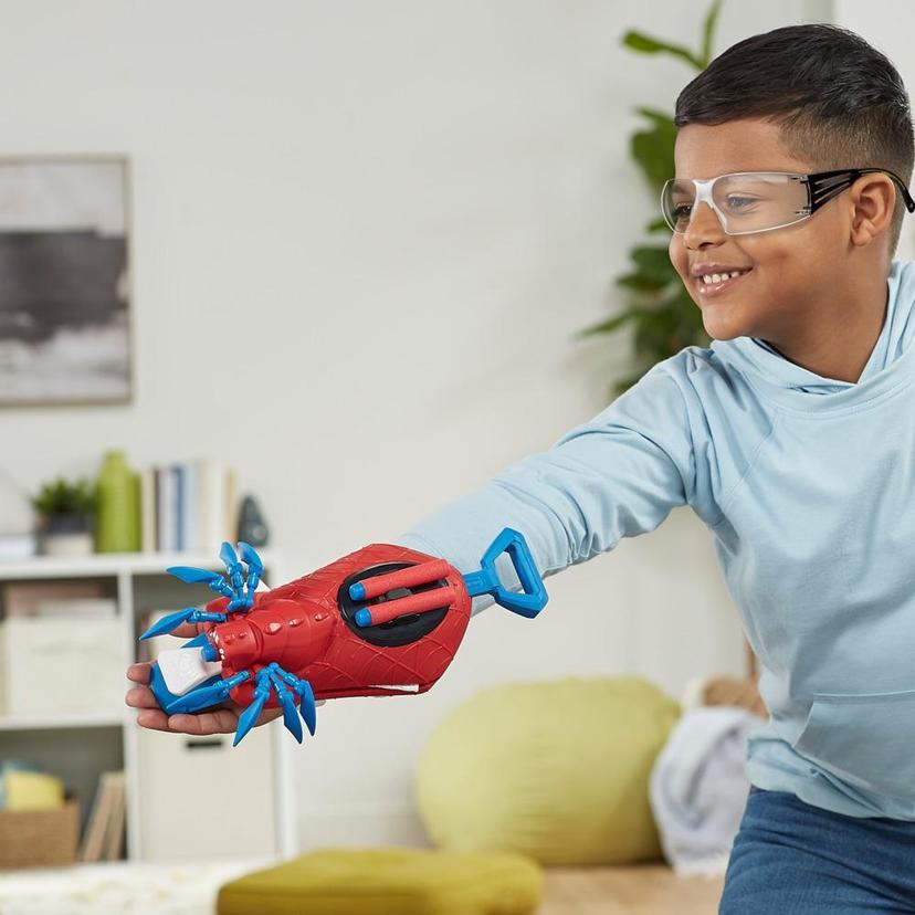 Marvel Mech Strike Mechasaurs Spider-Man Arachno Blaster, NERF Blaster with 3 Darts product image 1