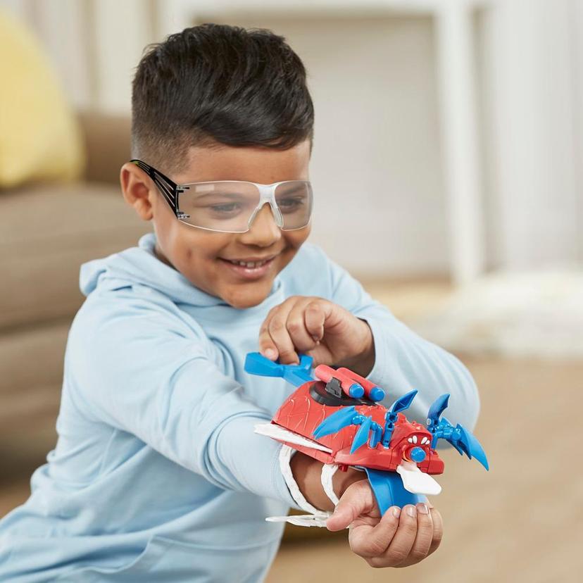 Marvel Mech Strike Mechasaurs Spider-Man Arachno Blaster, NERF Blaster with 3 Darts product image 1