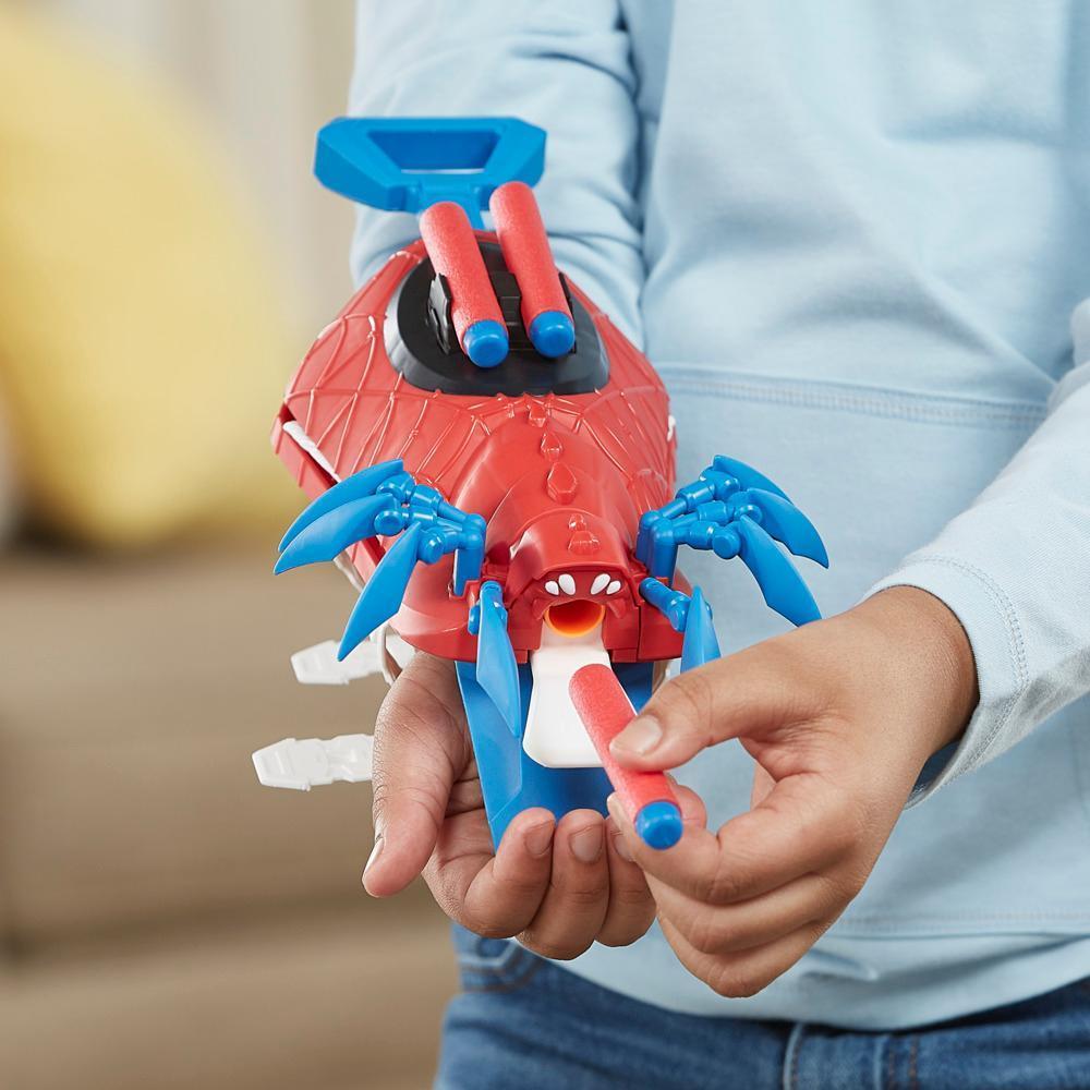 Marvel Mech Strike Mechasaurs Spider-Man Arachno Blaster, NERF Blaster with 3 Darts product thumbnail 1