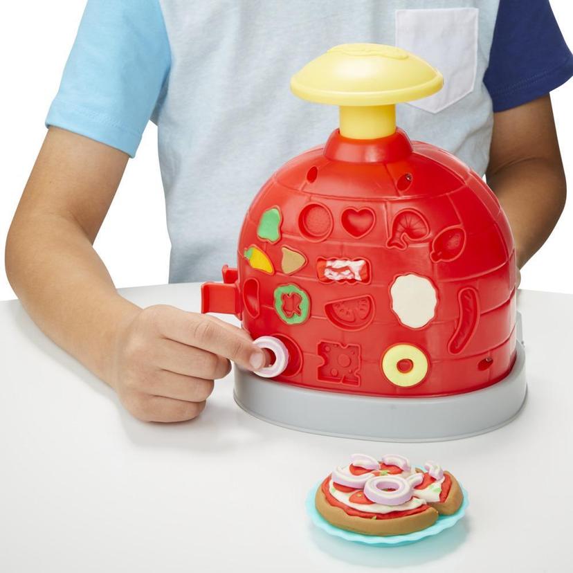 Play-Doh Kitchen Creations Stamp 'n Top Pizza Oven Toy for Kids 3 Years and  Up with 5 Modeling Compound Colors, Play Food, Cooking Toy