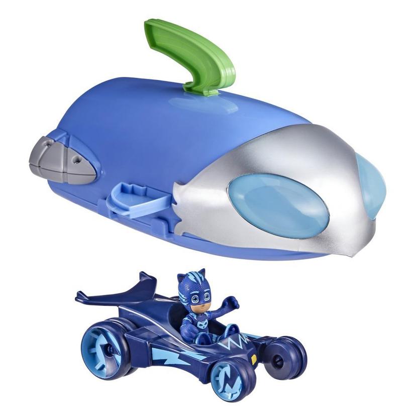PJ Masks 2-in-1 HQ Playset, Headquarters and Rocket Preschool Toy with Action Figure and Vehicle for Kids Ages 3 and Up product image 1