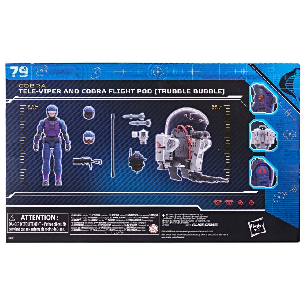 G.I. Joe Classified Series Tele-Viper & Cobra Flight Pod (Trubble Bubble), 79, 9 Accessories product thumbnail 1