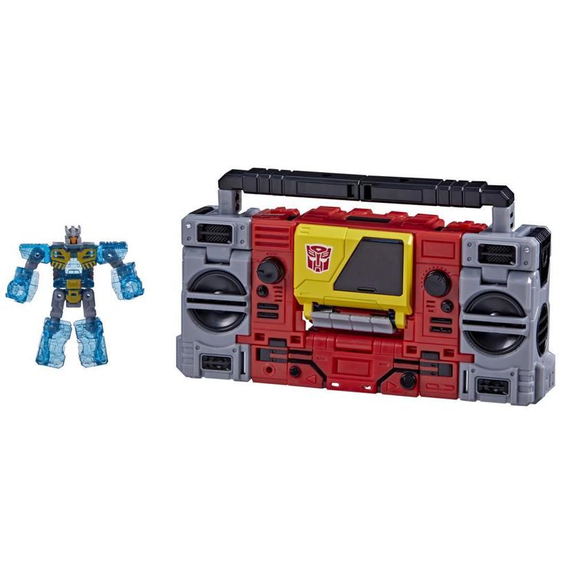 Transformers Toys Generations War for Cybertron: Kingdom Voyager WFC-K44 Autobot Blaster & Eject - 8 and Up, 7-inch product image 1