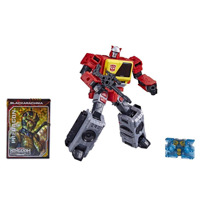 Transformers Toys Generations War for Cybertron: Kingdom Voyager WFC-K44 Autobot Blaster & Eject - 8 and Up, 7-inch product image 1
