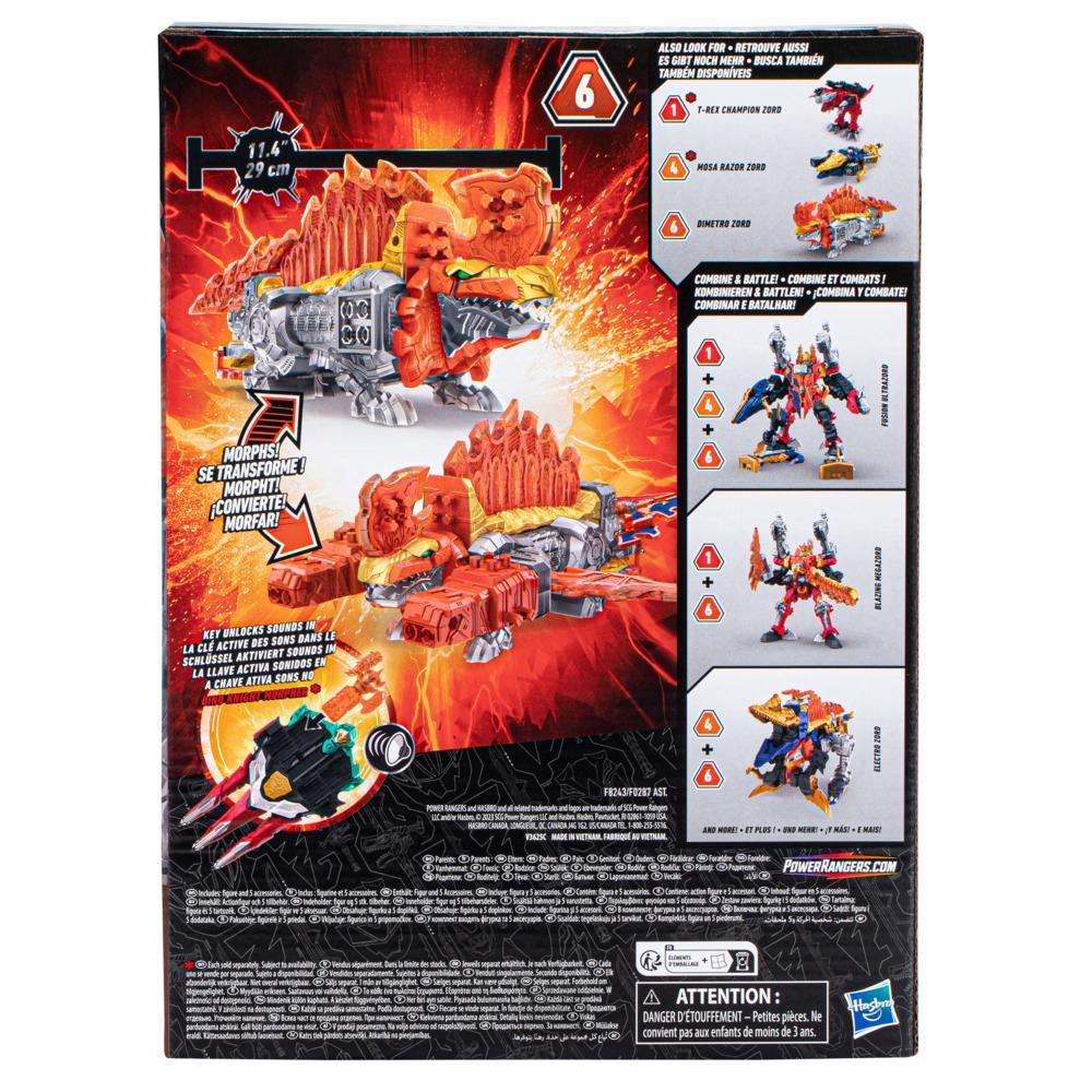 Power Rangers Dino Fury Dimetro Zord Robot Toy Transforming Action Figure product thumbnail 1