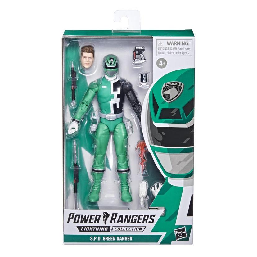 Power Rangers Lightning Collection S.P.D. Green Ranger 6-Inch Premium Collectible Action Figure Toy with Accessories product image 1