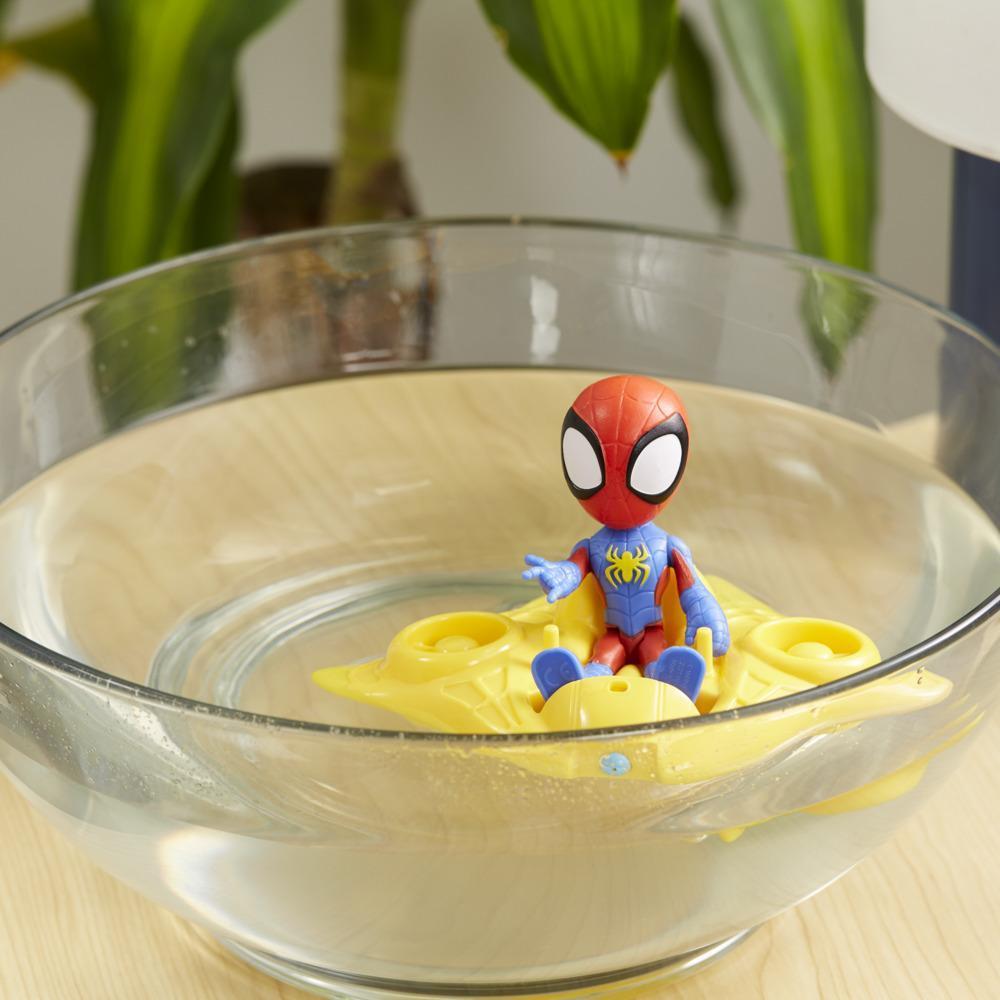 Marvel Spidey and His Amazing Friends Spidey Water Web Raft, Preschool Water Toy with Action Figure for Ages 3 and Up product thumbnail 1