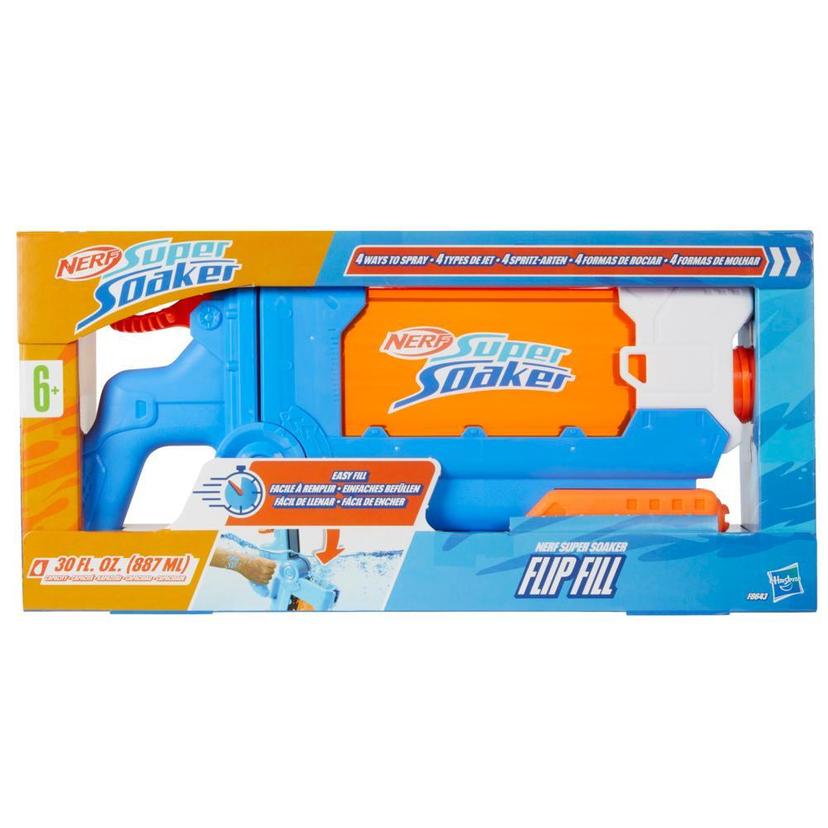 Nerf Super Soaker Flip Fill Water Blaster, Fast Fill, 30 Fluid Ounce Tank, Water Toys product image 1